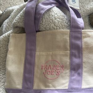 Lavender and Cream Tote Bag